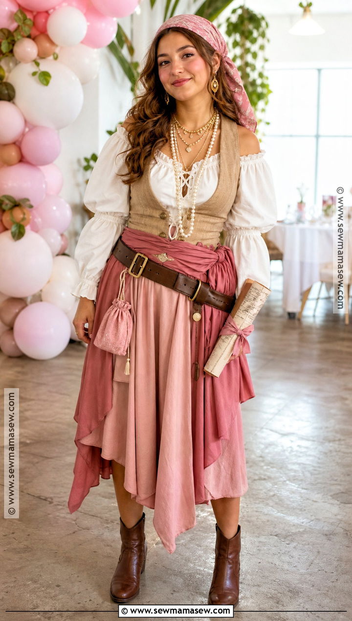 Pink Pirate Costume - 30 Simple Pirate Costume Ideas for Women