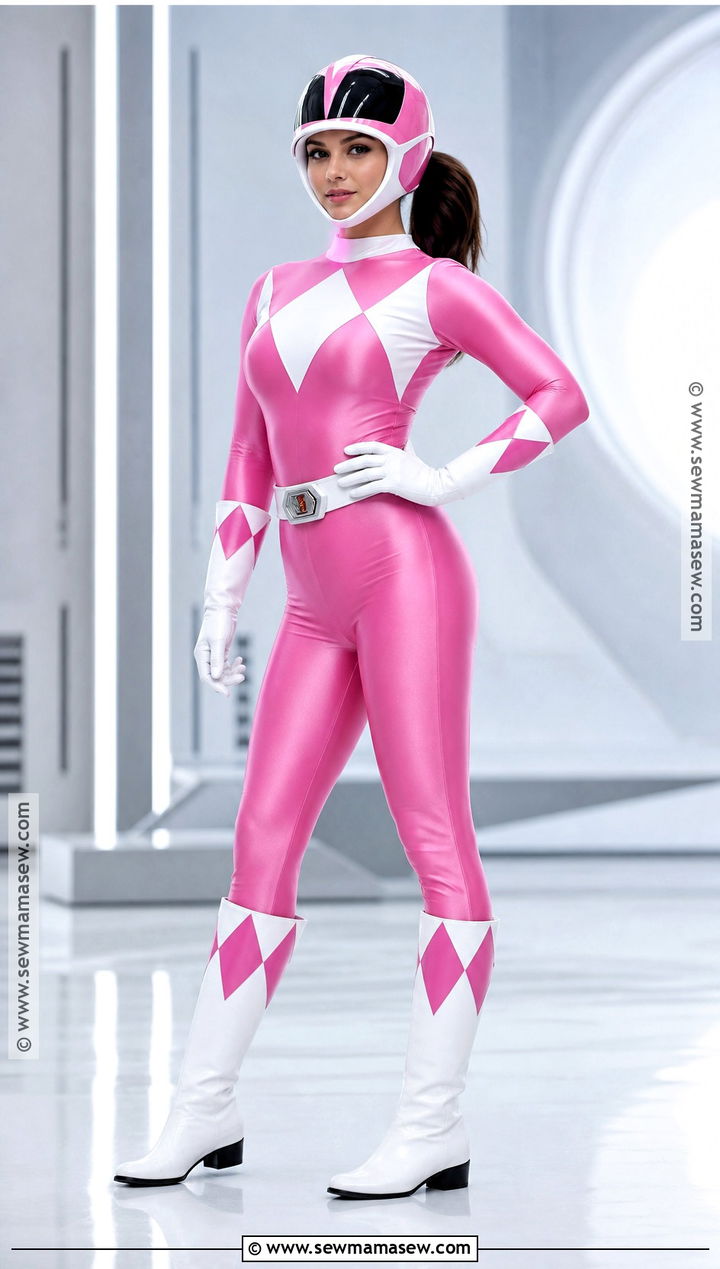 Pink Power Ranger Costume - 40 pink halloween costumes