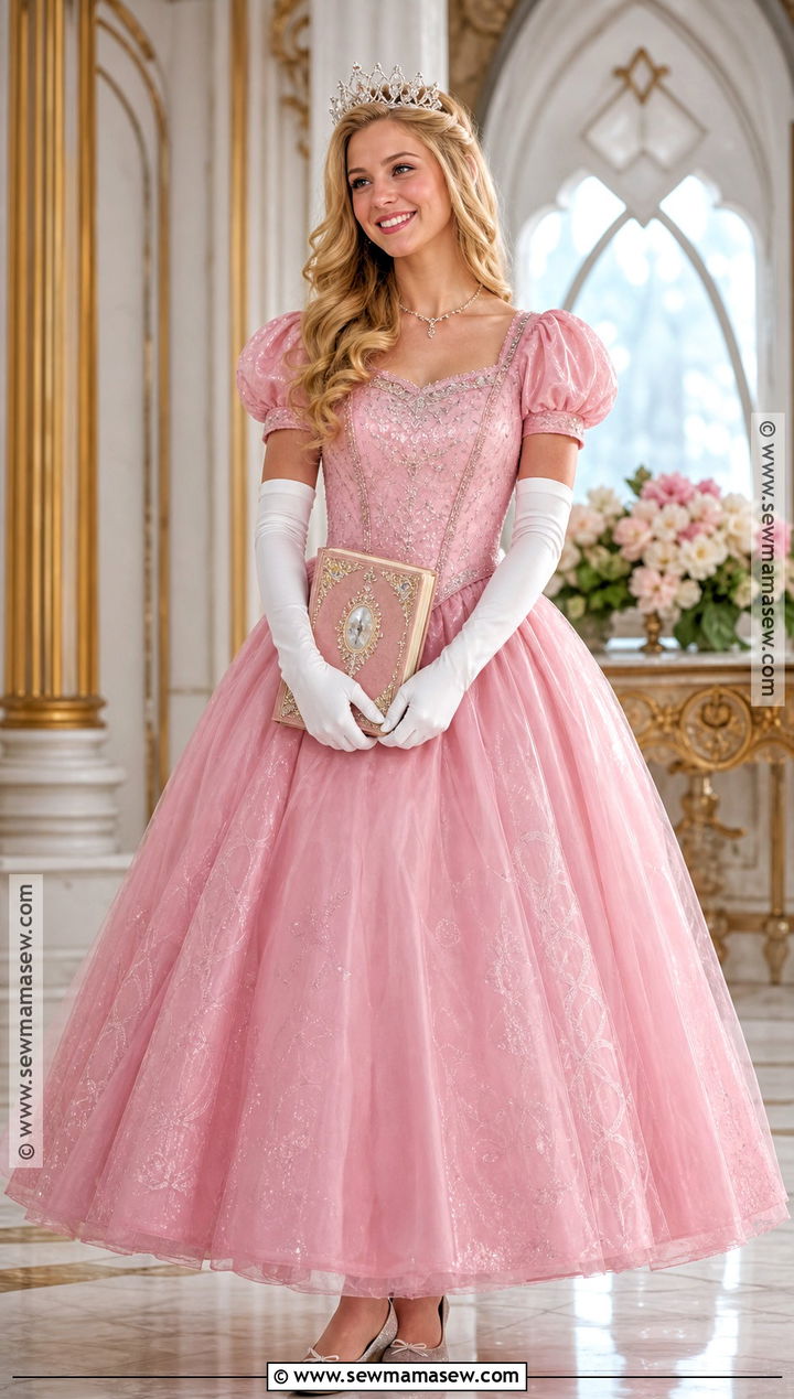 Pink Princess Dress Costume - 30 pink dress halloween costume ideas