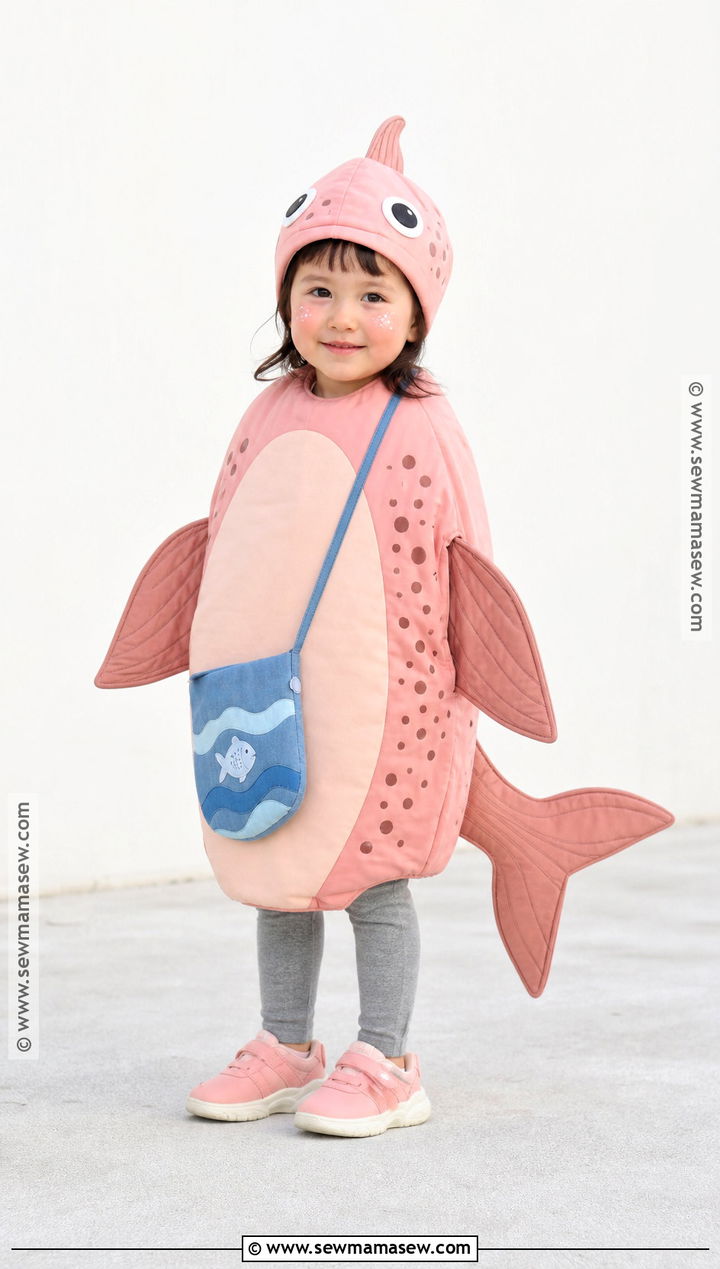 Pink Salmon Fish Costume - 30 fish costume ideas for kids