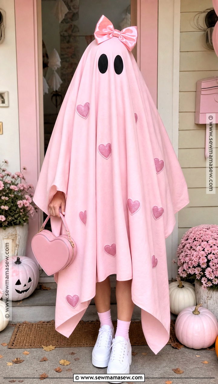 Pink Sheet Ghost Costume - 30 Sheet Ghost Costume Ideas