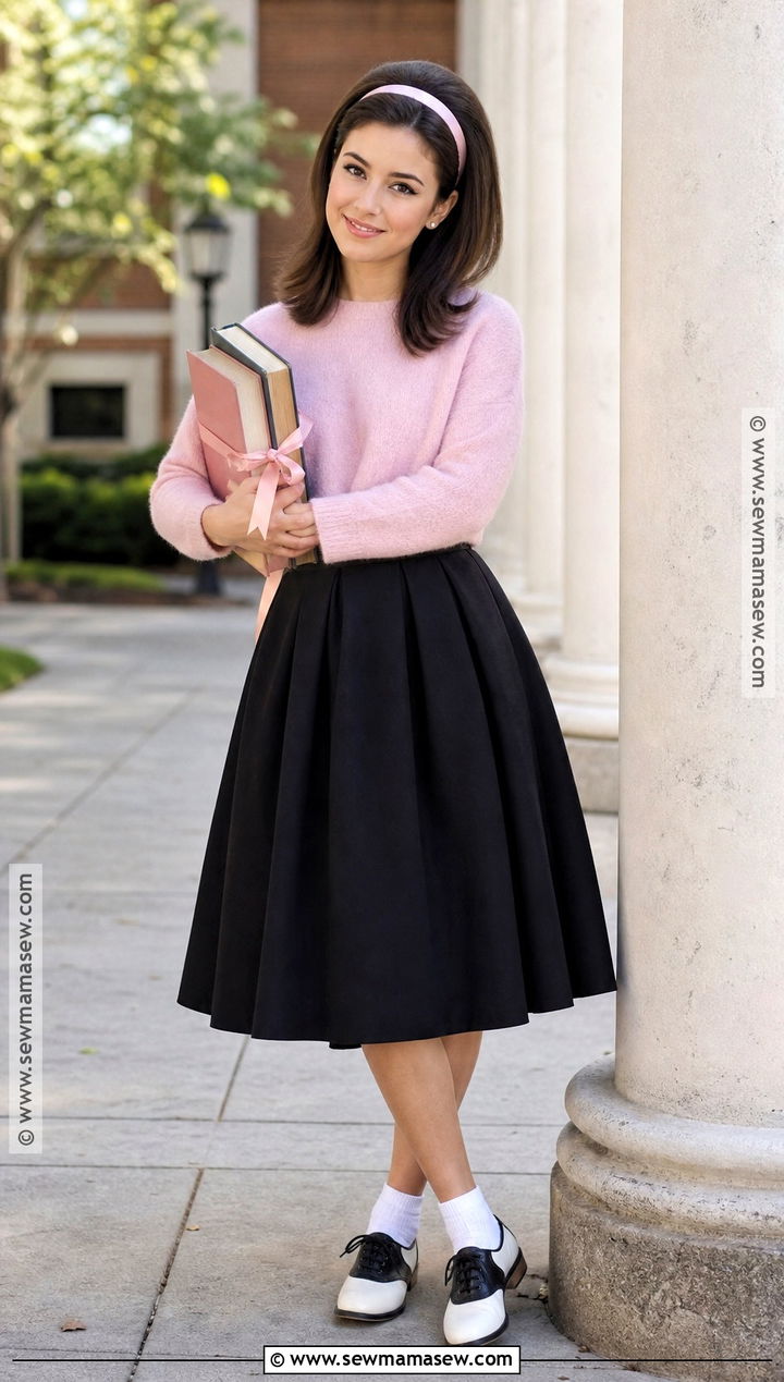 Pink Sweater Schoolgirl Priscilla Presley Costume - 40 priscilla presley costume ideas