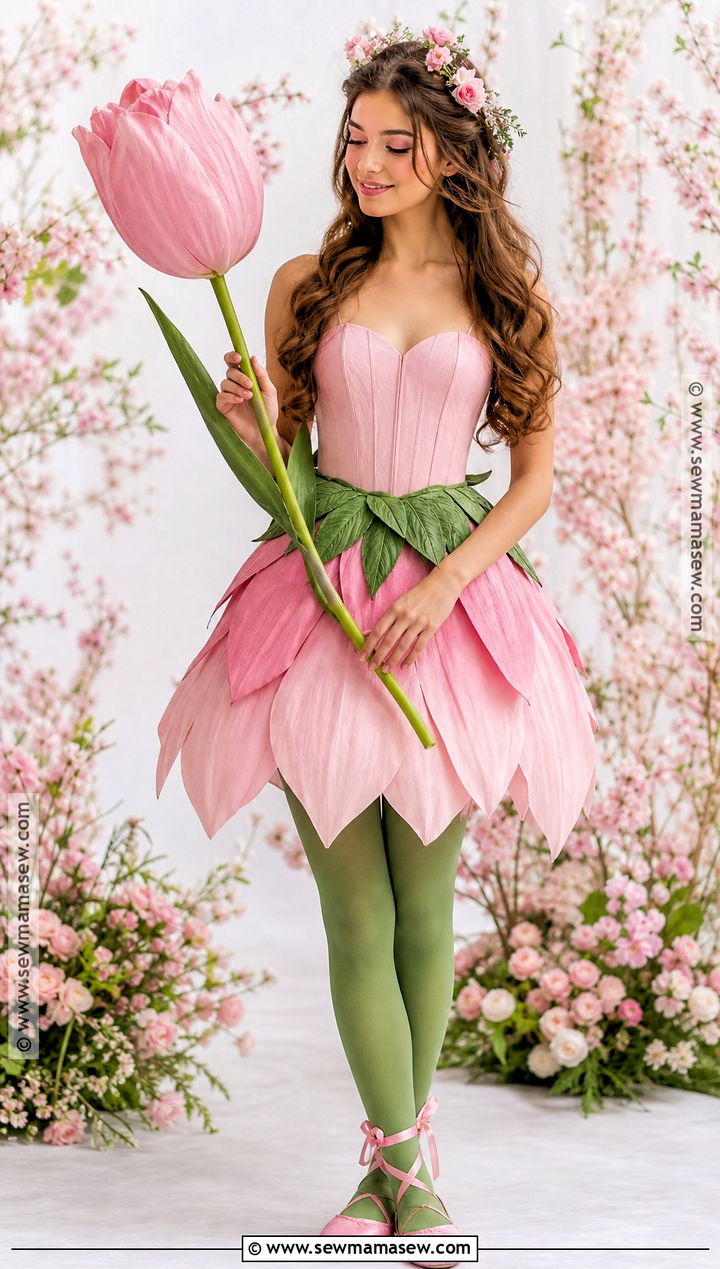 Pink Tulip Thumbelina Costume - 30 thumbelina costume ideas
