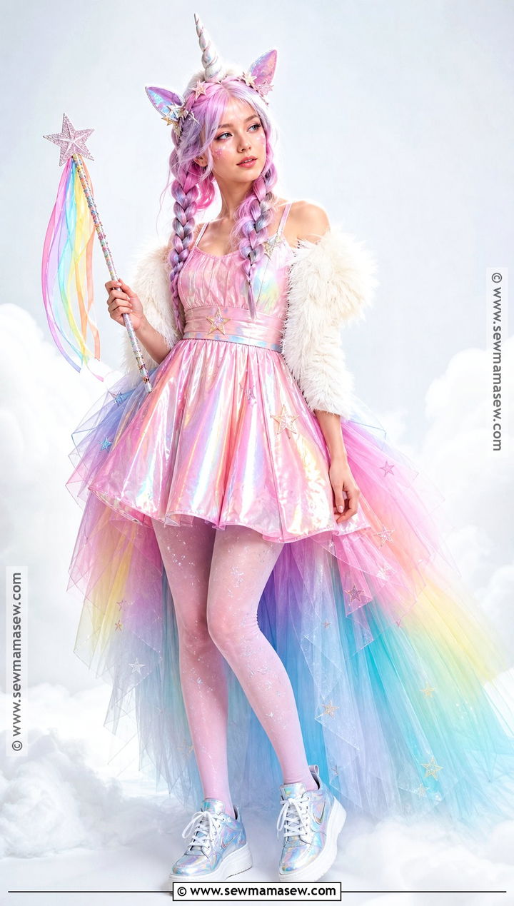 Pink Unicorn Costume - 35 pink halloween costume ideas