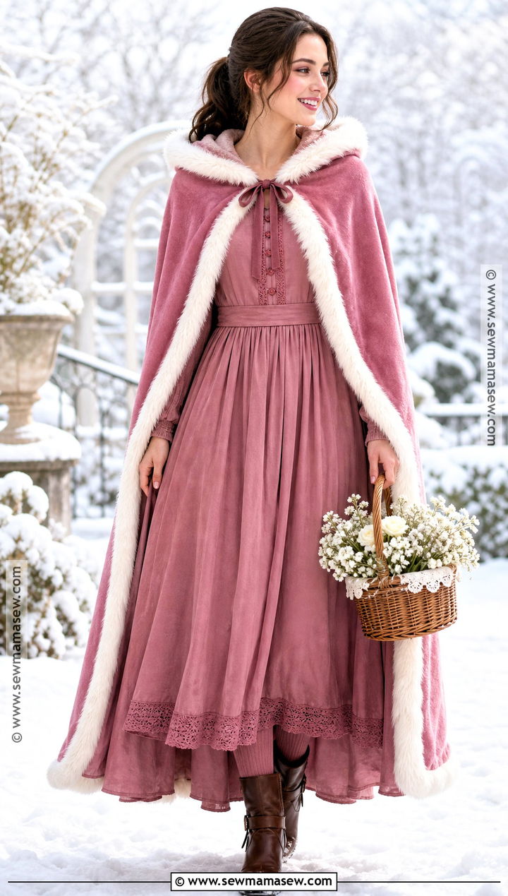Pink Winter Belle Costume - 45 belle halloween costume ideas