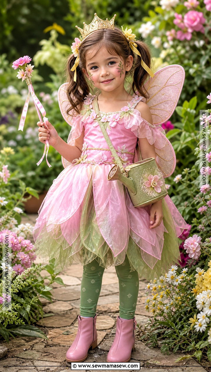 Pinkalicious Garden Fairy Costume With Flower Wand - 40 pinkalicious costume ideas