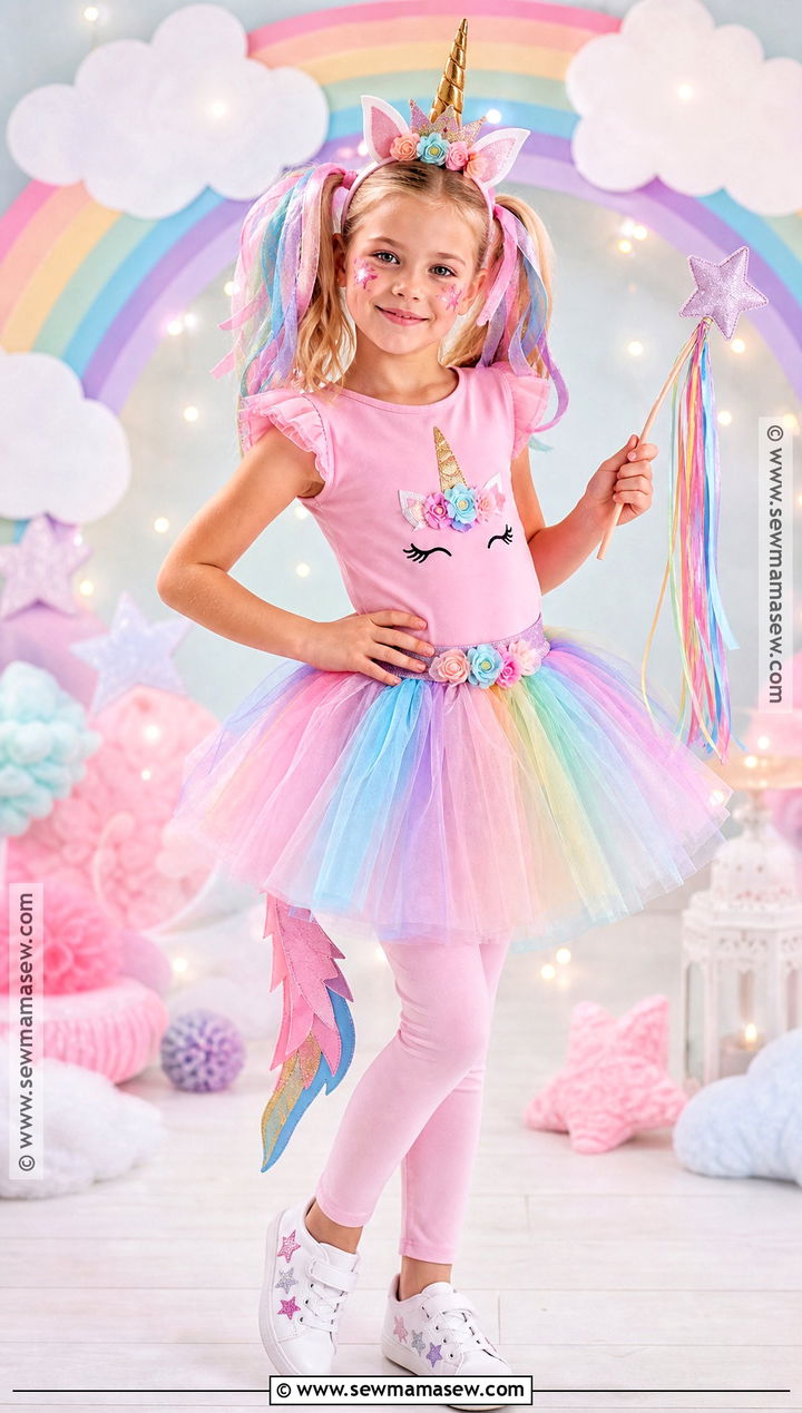 Pinkalicious Unicorn Costume With Tulle Skirt - 40 pinkalicious costume ideas