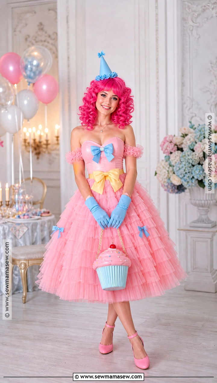 Pinkie Pie Gala Costume With Ruffled Gown - 35 Pinkie Pie Costume Ideas