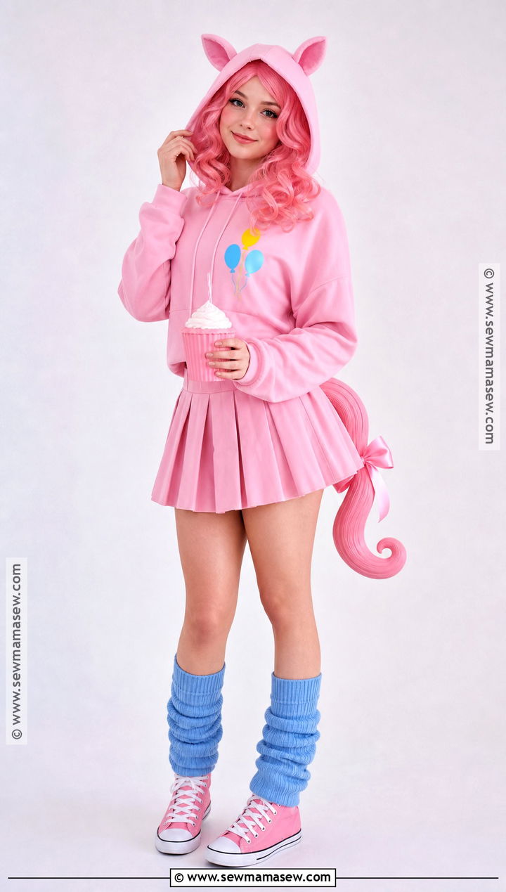 Pinkie Pie Hoodie Costume - 35 Pinkie Pie Costume Ideas