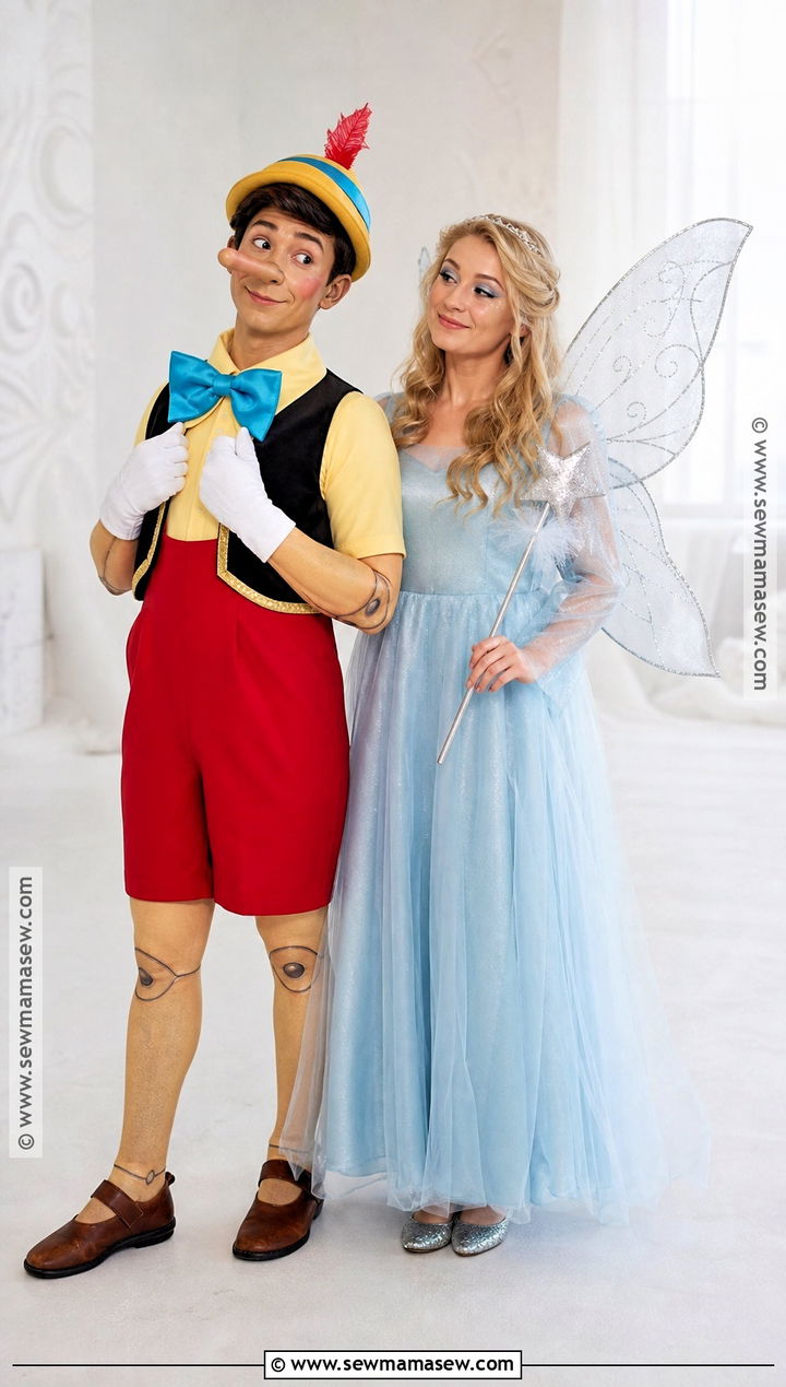 Pinocchio And Blue Fairy Duo Costume - 30 pinocchio costume ideas