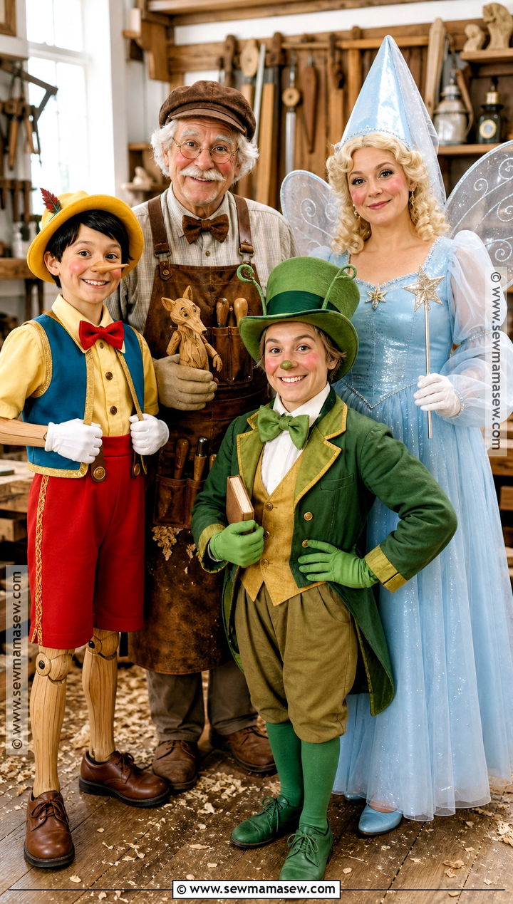 Pinocchio Family Costume For Four - 30 pinocchio costume ideas
