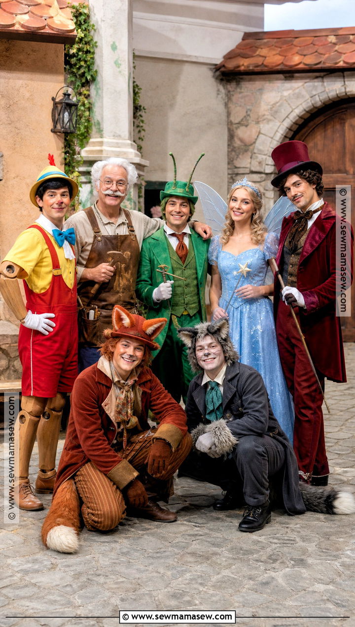 Pinocchio Group Costume With Storybook Characters - 30 pinocchio costume ideas