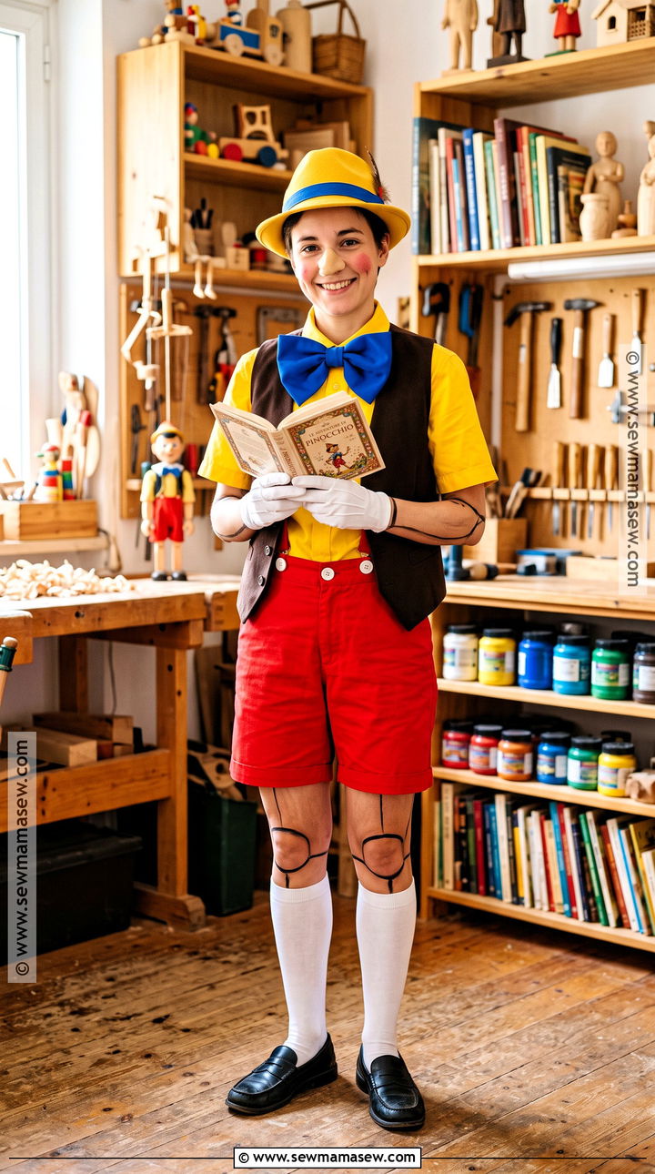 Pinocchio Puppet Costume - 30 Fairytale Characters Costumes