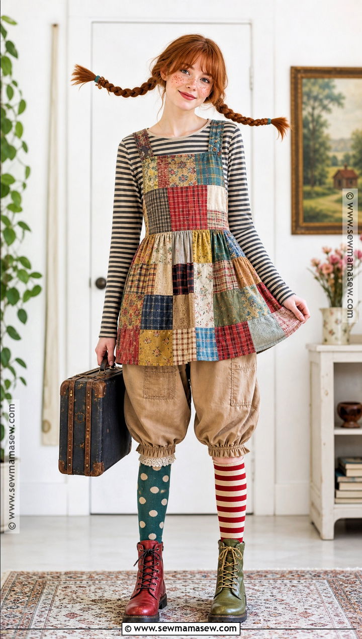 Pippi Longstocking Costume - 30 red head costume ideas
