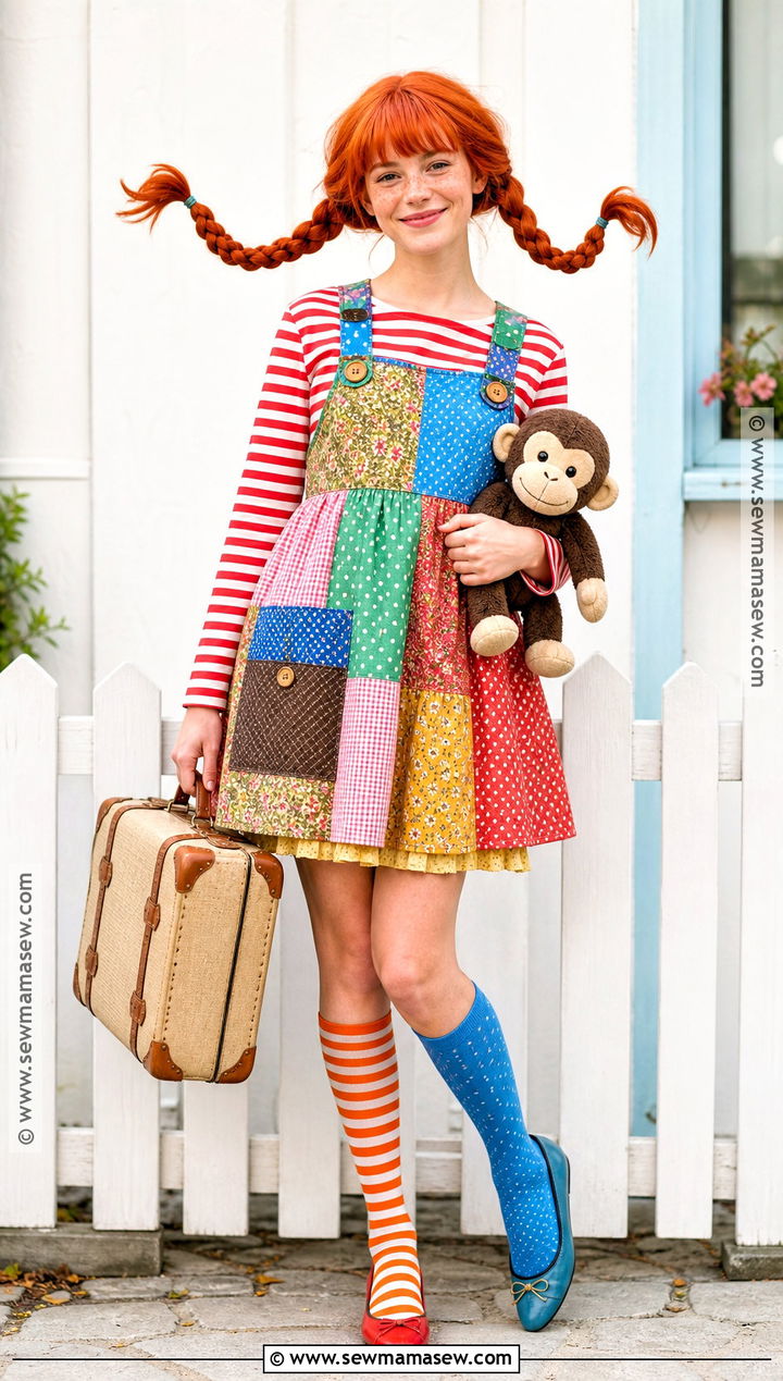 Pippi Longstocking Costume - 30 red head costumes