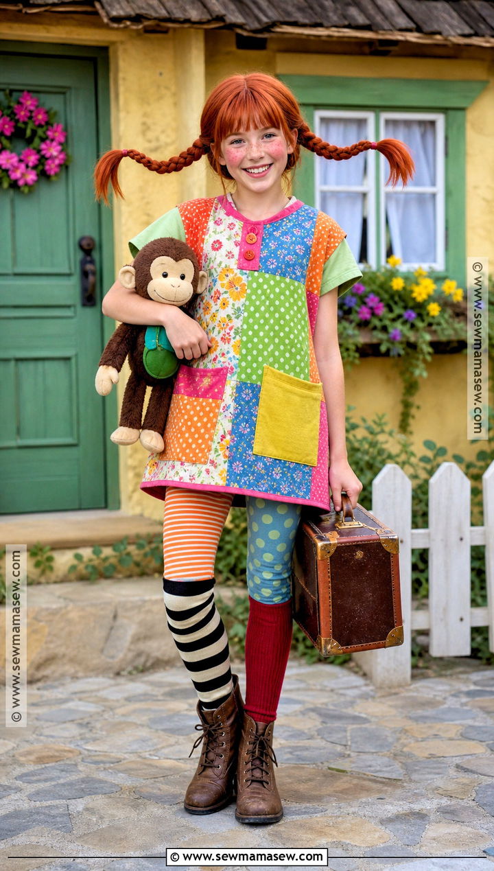 Pippi Longstocking Costume - 35 book characters costumes