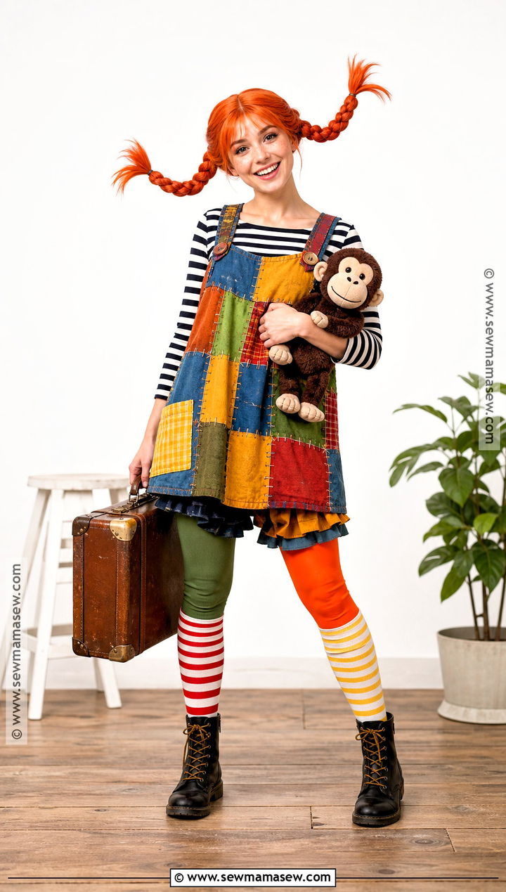 Pippi Longstocking Costume - 40 ginger halloween costumes