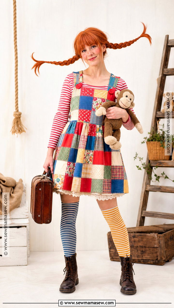 Pippi Longstocking Costume - 40 red head halloween costumes