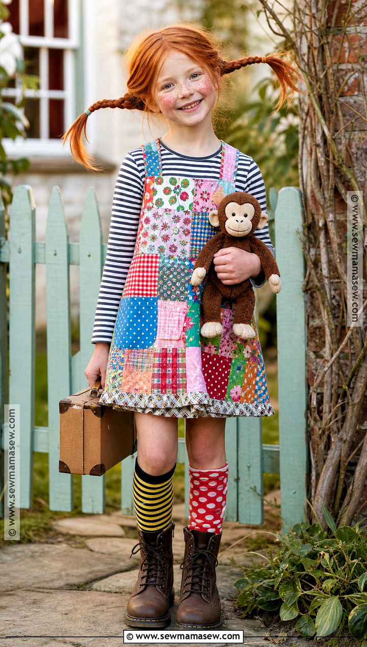 Pippi Longstocking Costume - 40 story book character costumes
