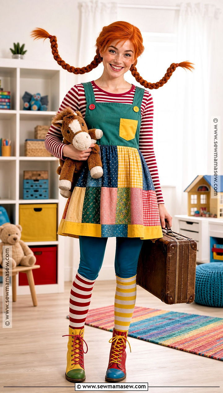 Pippi Longstocking Costume - 30 halloween costumes for red hair