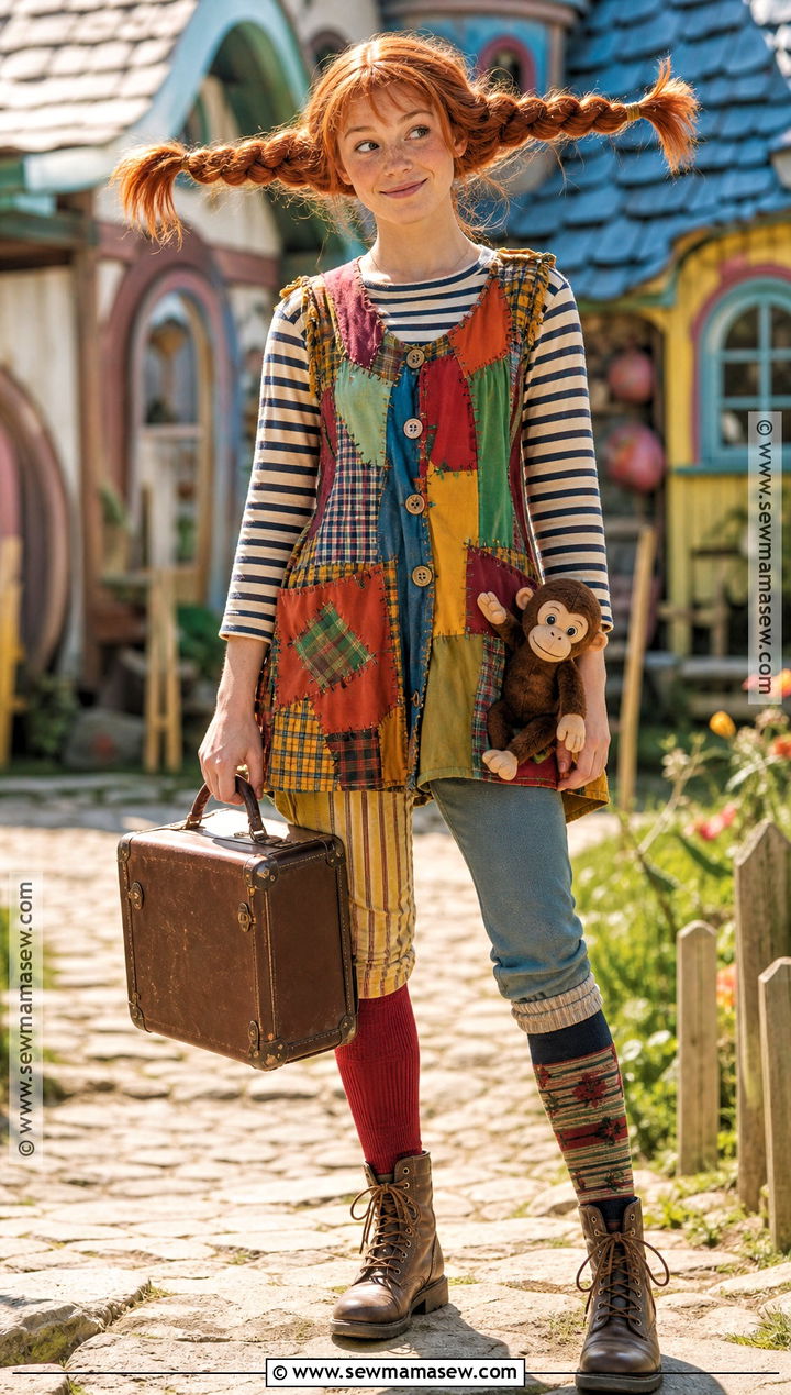 Pippi Longstocking Costume - 30 characters with red hair costumes