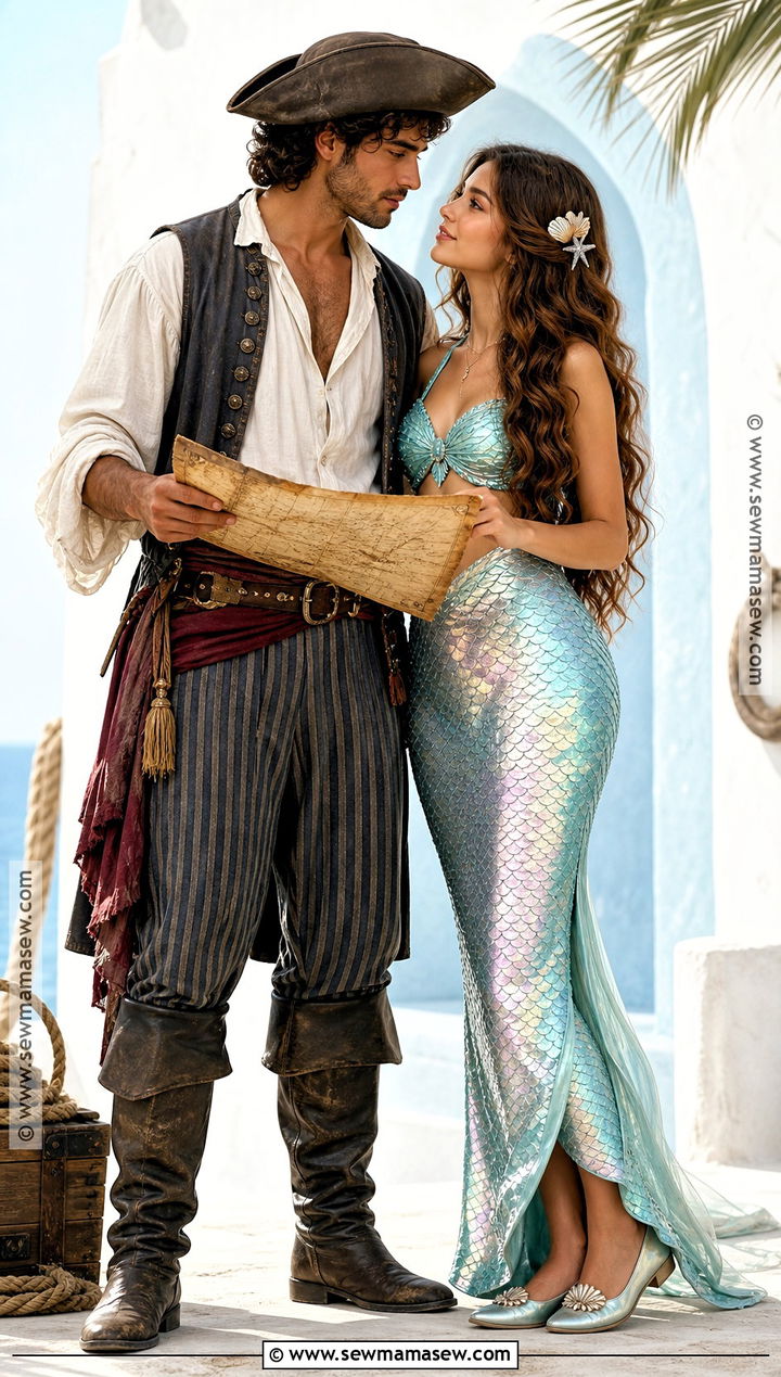 Pirate And Mermaid Couples Costume - 40 creative couples costumes
