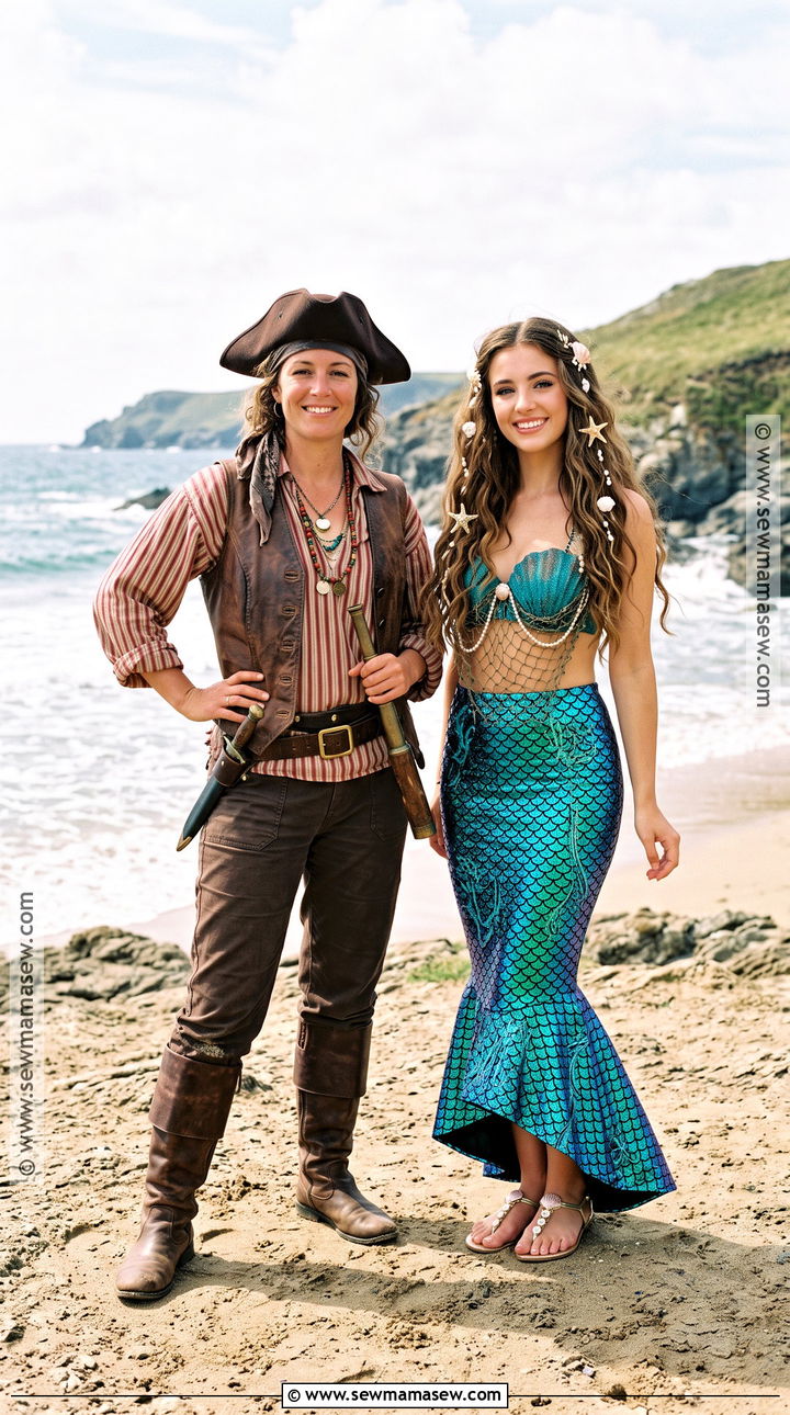 Pirate And Mermaid Duo Costume - 35 halloween costume ideas duo