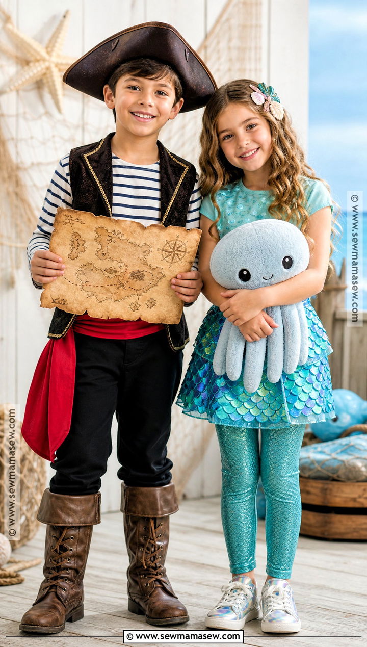 Pirate And Mermaid Sibling Costume - 30 sibling costumes brother sister
