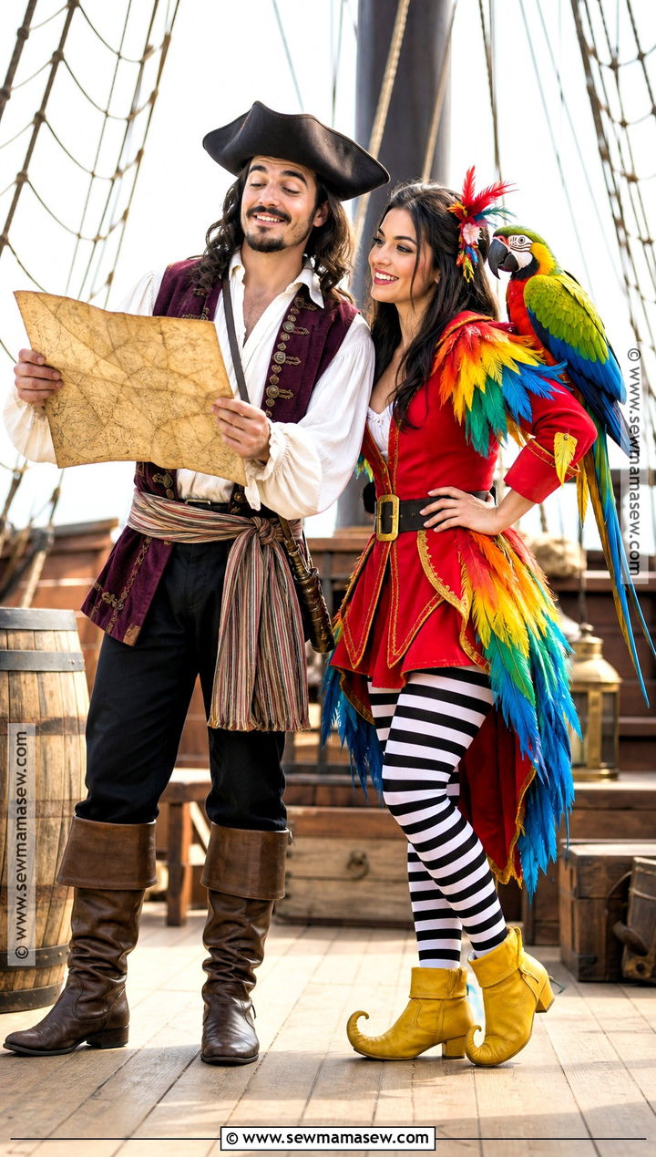 Pirate And Parrot Costume - 30 halloween costume ideas for duos