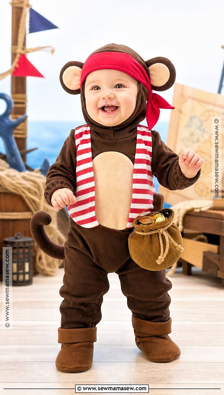 Pirate Baby Monkey Costume - 30 baby monkey costume ideas