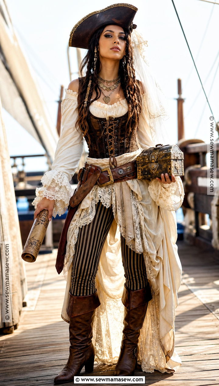 Pirate Bride Costume - 35 bride halloween costume ideas