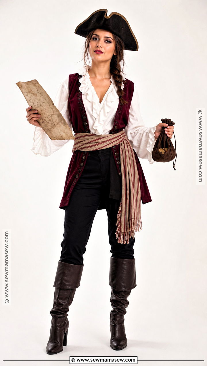 Pirate Captain College Costume - 50 halloween costumes college