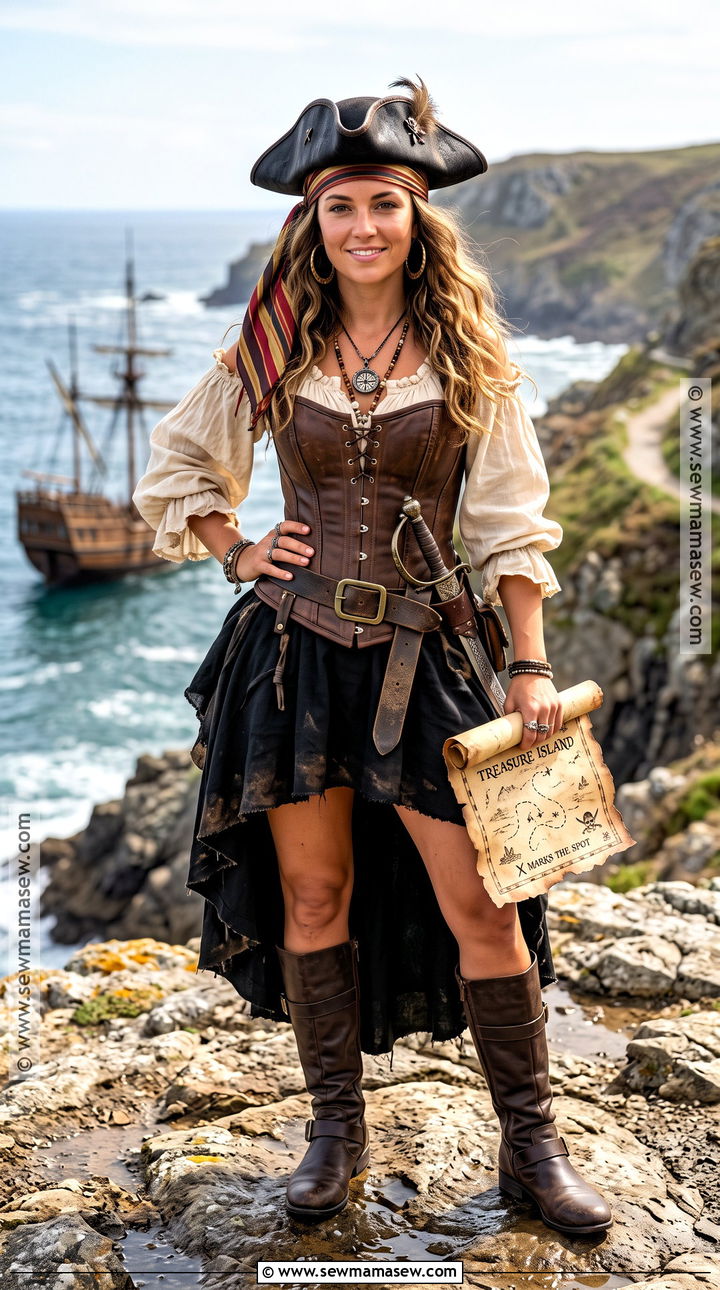 Pirate Captain Corset Costume - 35 corset costumes