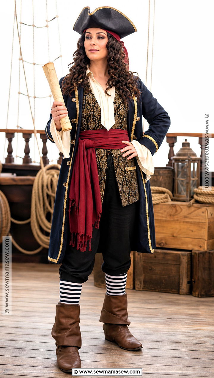 Pirate Captain Cosplay Sewing Pattern - 30 Cosplay Sewing Patterns Ideas
