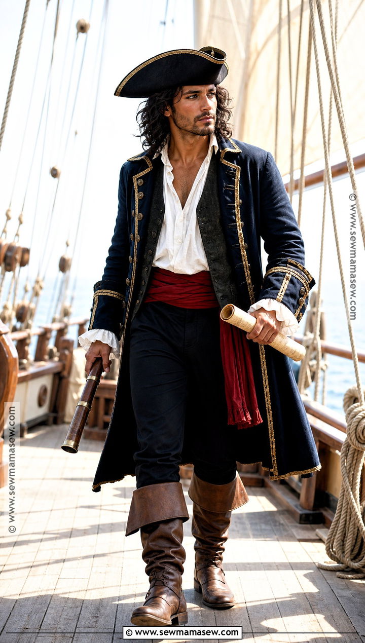 Pirate Captain Costume - 35 costumes for men