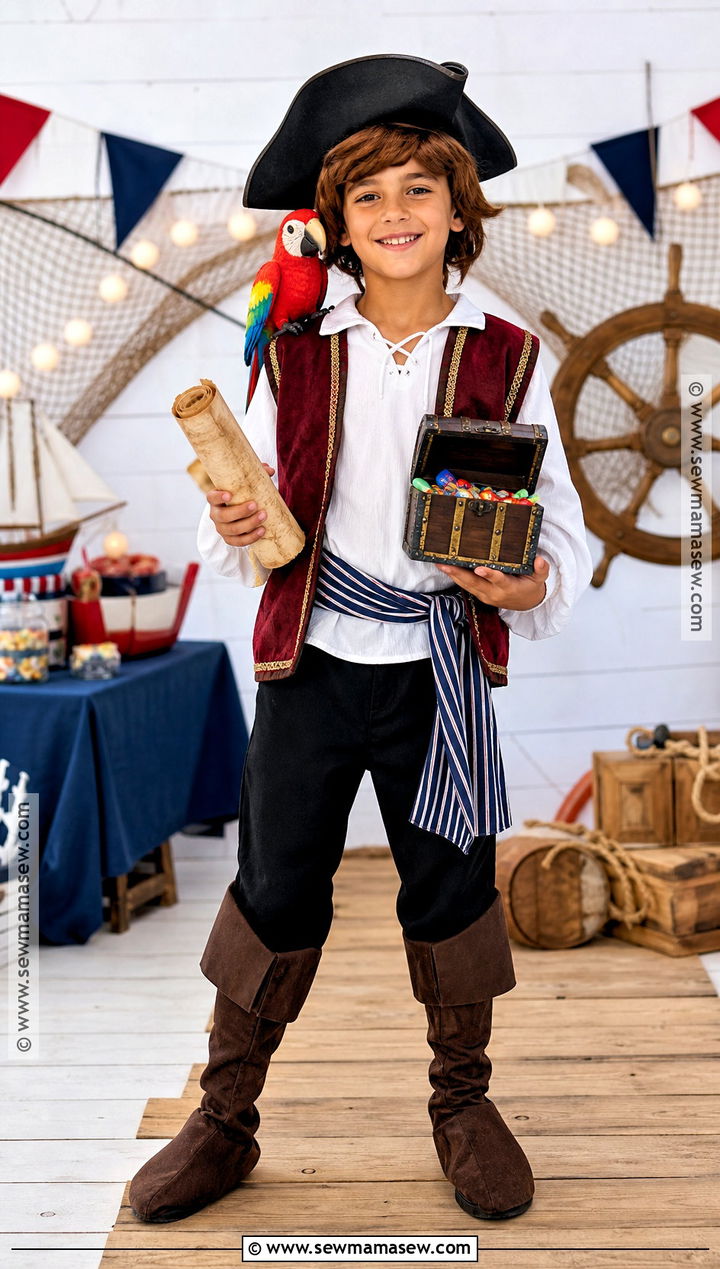 Pirate Captain Costume - 35 halloween costumes for boys