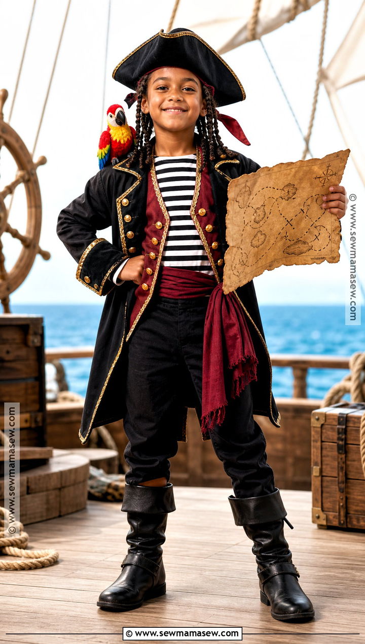 Pirate Captain Costume For Kids - 40 halloween costumes for kids