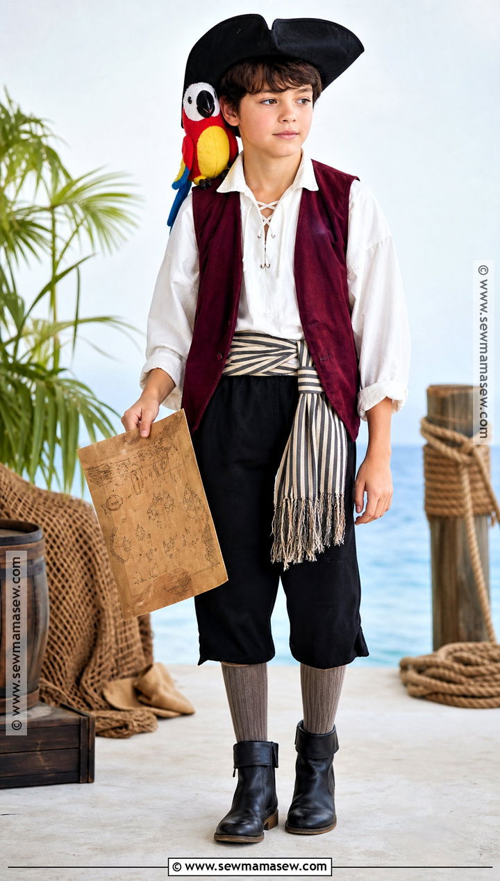 Pirate Captain Costume for Boys - 30 costumes for boys