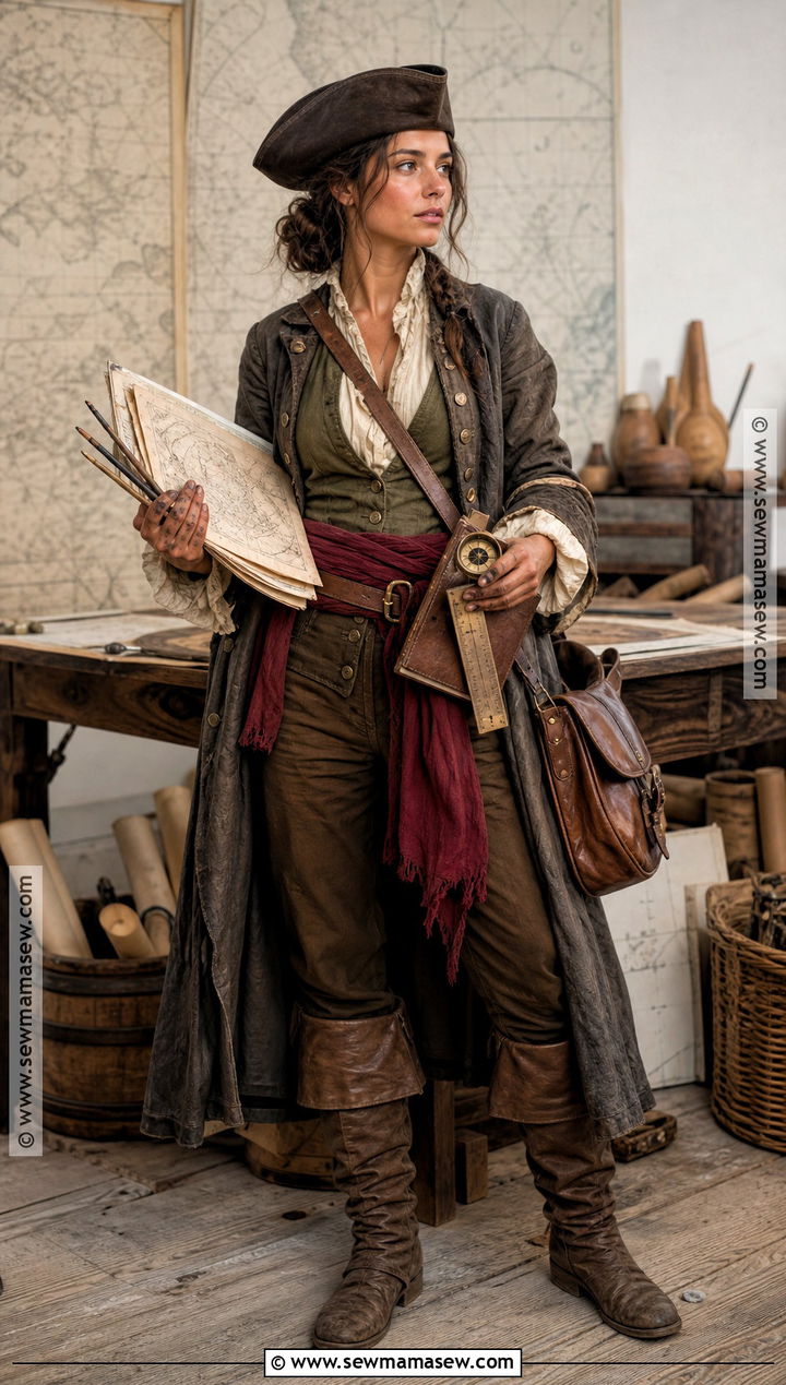 Pirate Cartographer Cosplay - 30 pirate cosplay ideas for females