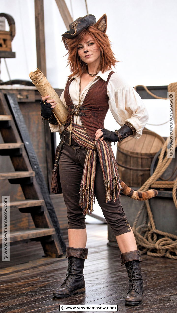 Pirate Cat Cosplay - 35 cat cosplay ideas