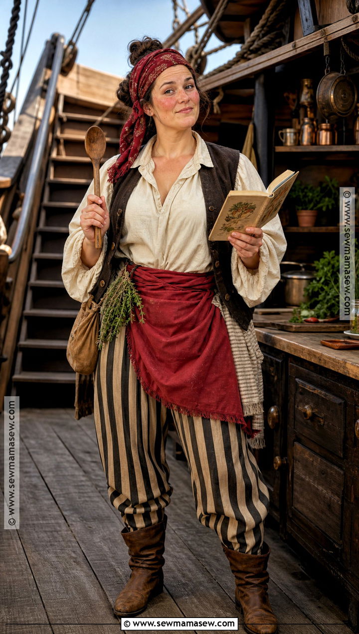 Pirate Cook Costume - 35 easy pirate costume ideas