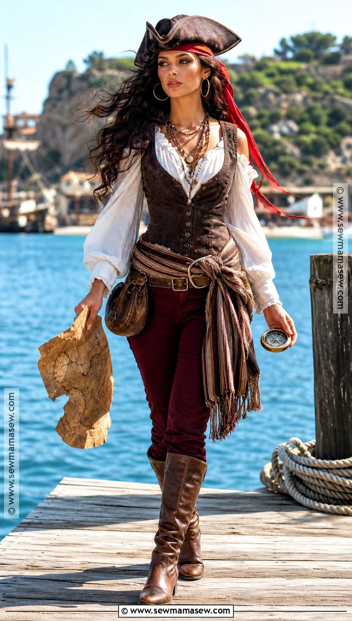 Pirate Costume With Long Curly Hair - 30 halloween costumes for curly hair