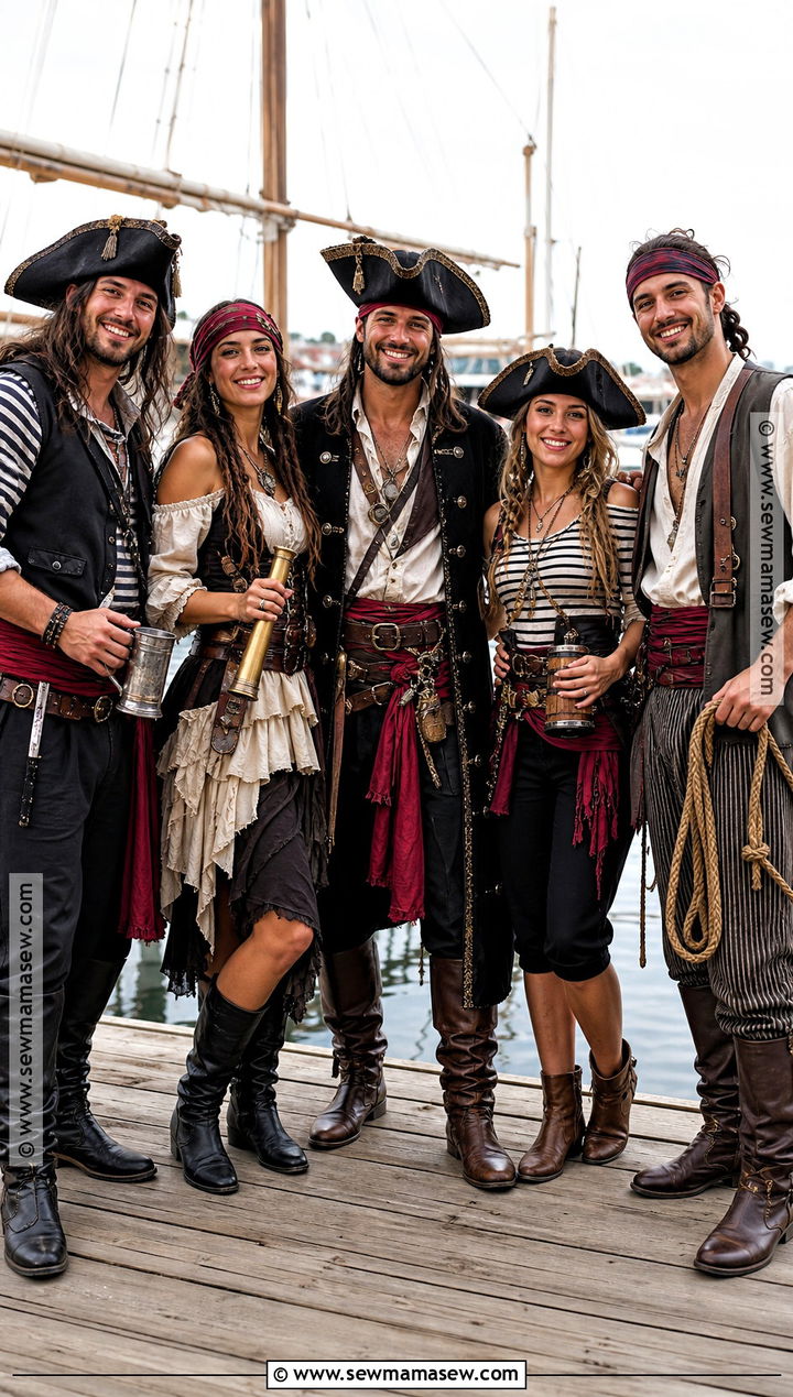 Pirate Crew Group Costume - 35 pirate costumes