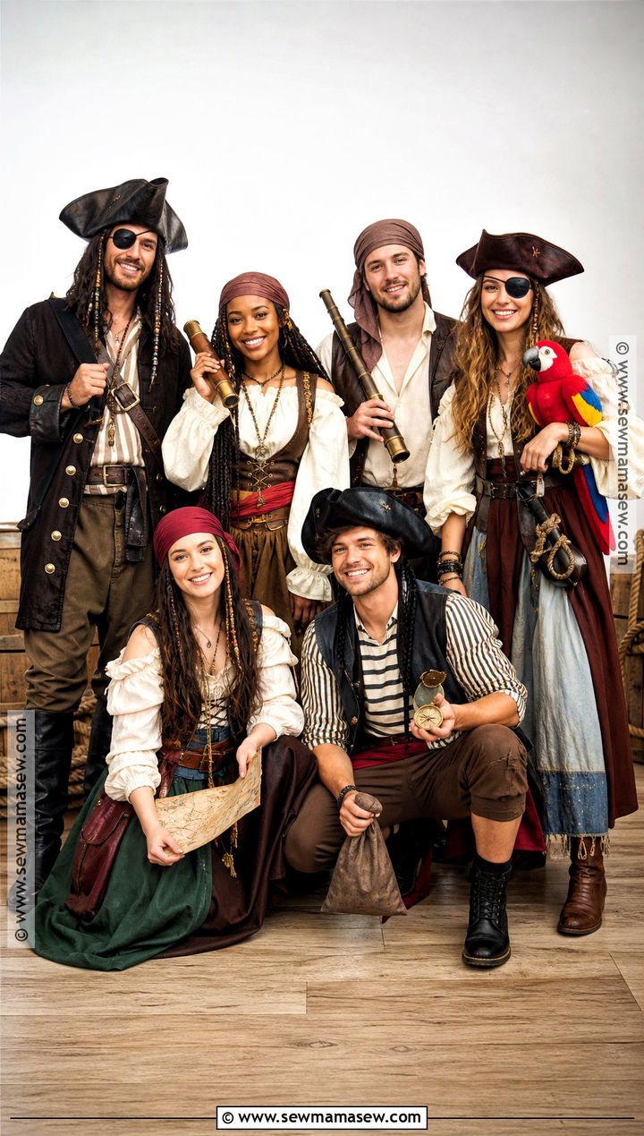 Pirate Crew Group Costume - 50 group costume ideas