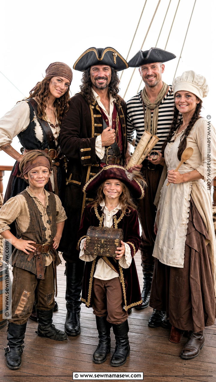 Pirate Crew Group Of Six Halloween Costume - 30 group of six halloween costume ideas