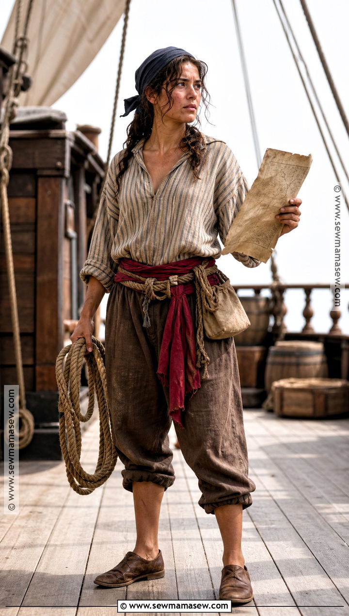 Pirate Deckhand Costume - 35 easy pirate costume ideas