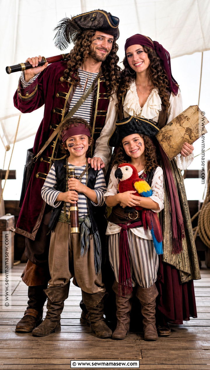 Pirate Family Costume - 45 family costume ideas