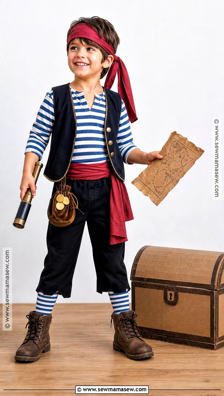 Pirate Fancy Dress Costume - 35 fancy dress costumes for kids