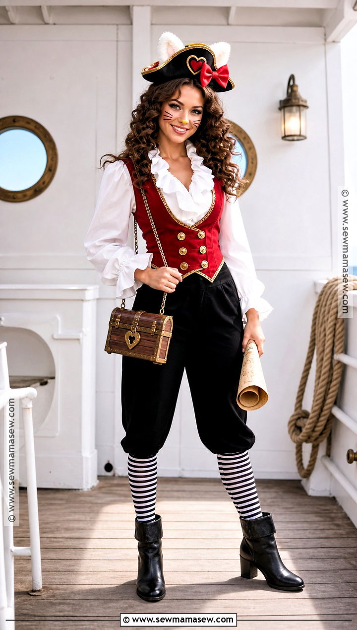 Pirate Hello Kitty Costume - 40 hello kitty halloween costume ideas