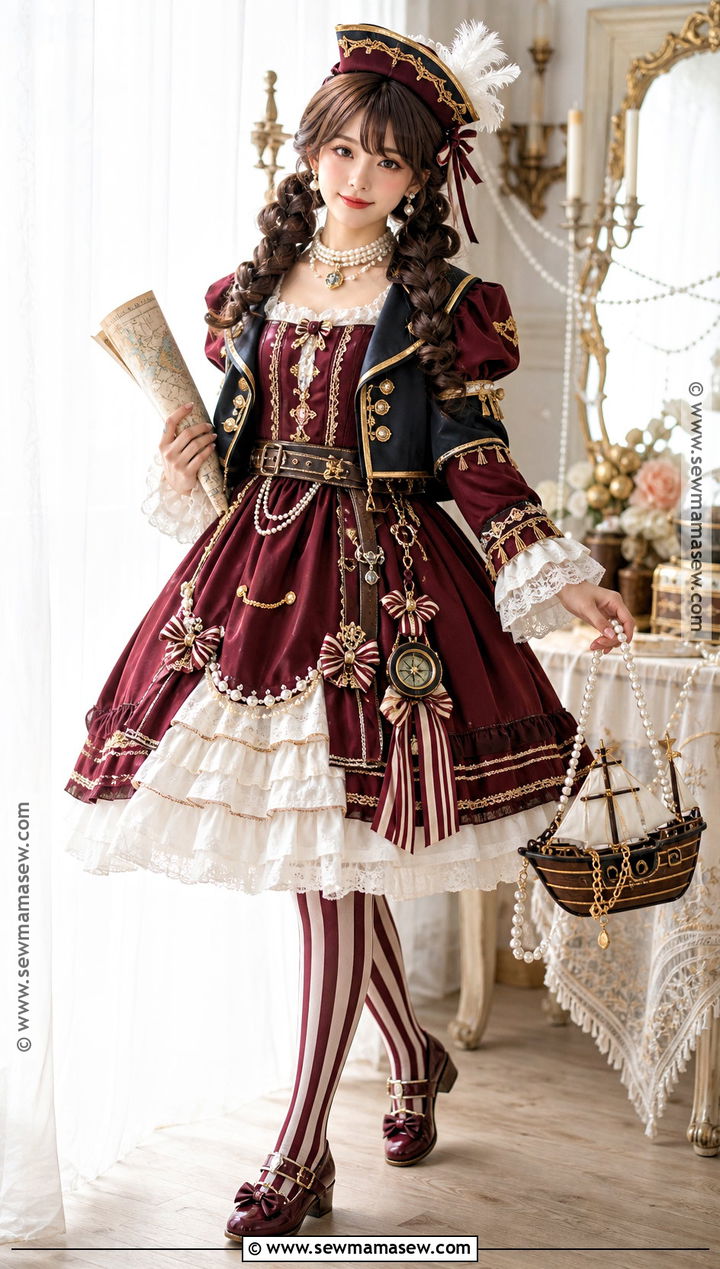 Pirate Lolita Cosplay - 30 pirate cosplay ideas for females